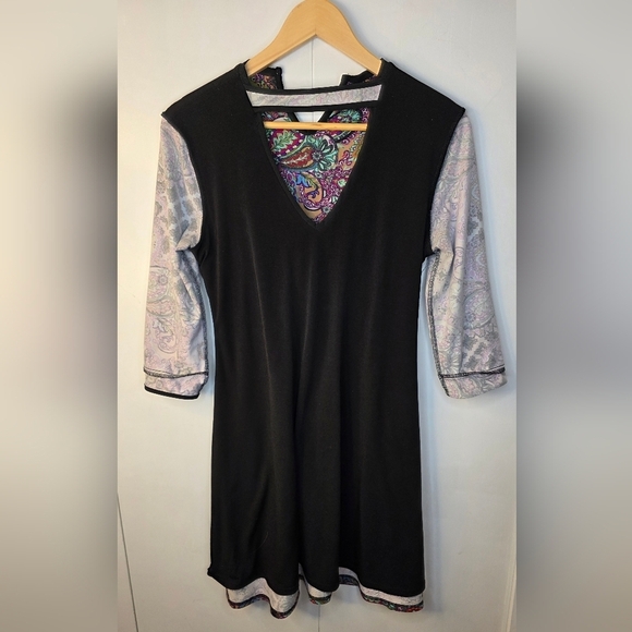 Shelly Klassen boho bright patterned dress. Fit and flair small - Picture 12 of 15